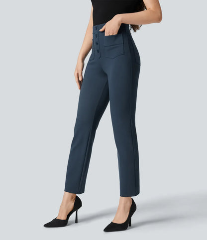 Haurelle Flex™ – High Waist Stretch Work Pants
