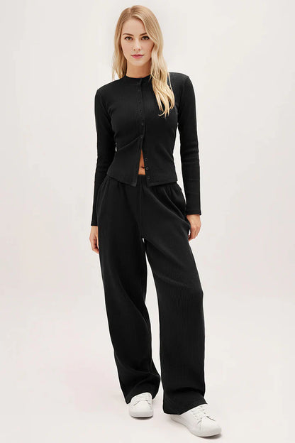 Haurelle SoftFlow™ – Wide Leg Co-Ord