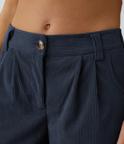 Haurelle Cord™ – Mid Rise Corduroy Pants