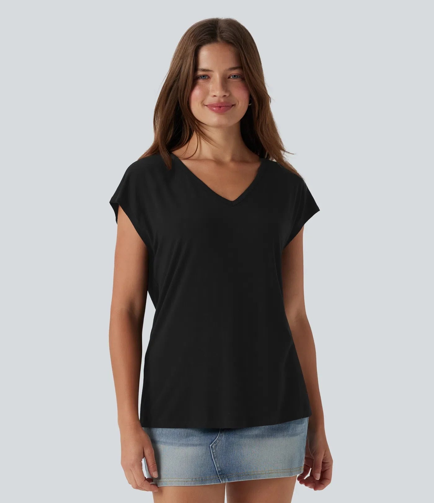 Haurelle Flex™ – Essential V-Neck Shirt