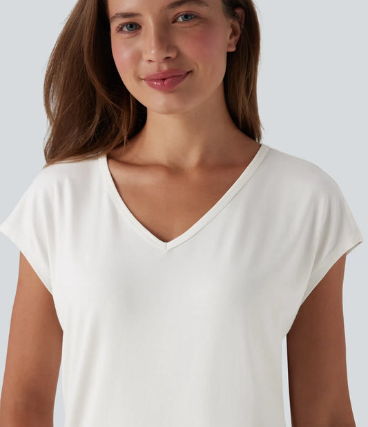 Haurelle Flex™ – Essential V-Neck Shirt