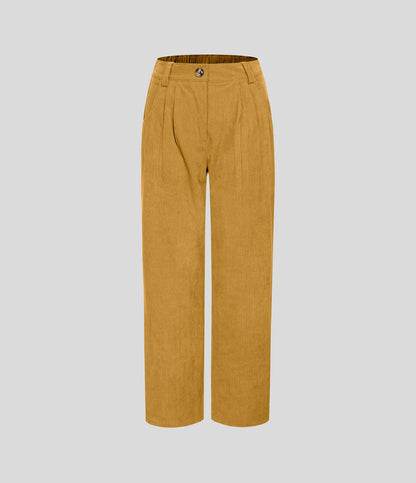 Haurelle Cord™ – Mid Rise Corduroy Pants