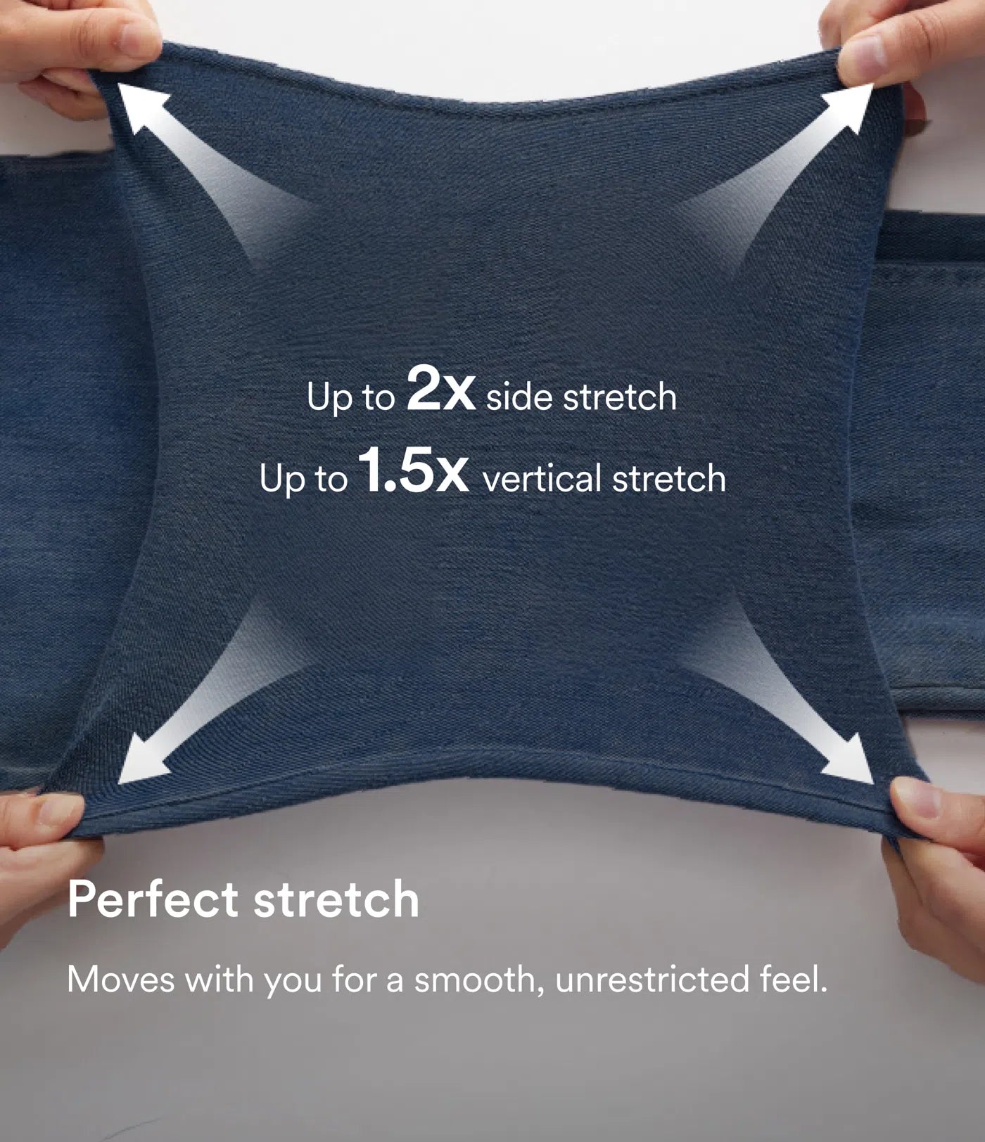 Haurelle Flex™ – High Waist Stretch Baggy Jeans