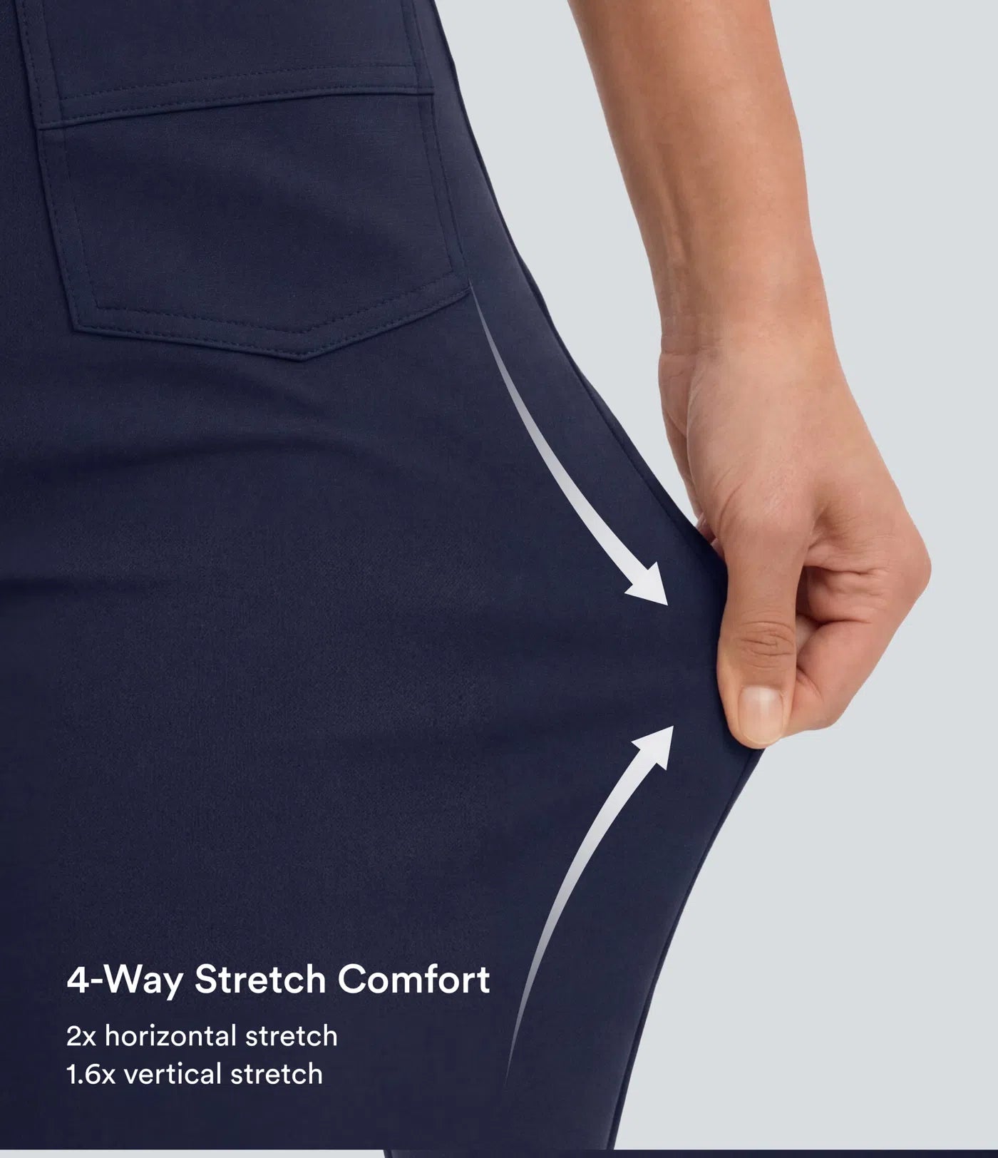 Haurelle Flex™ – High Waist Straight Leg Utility Pants