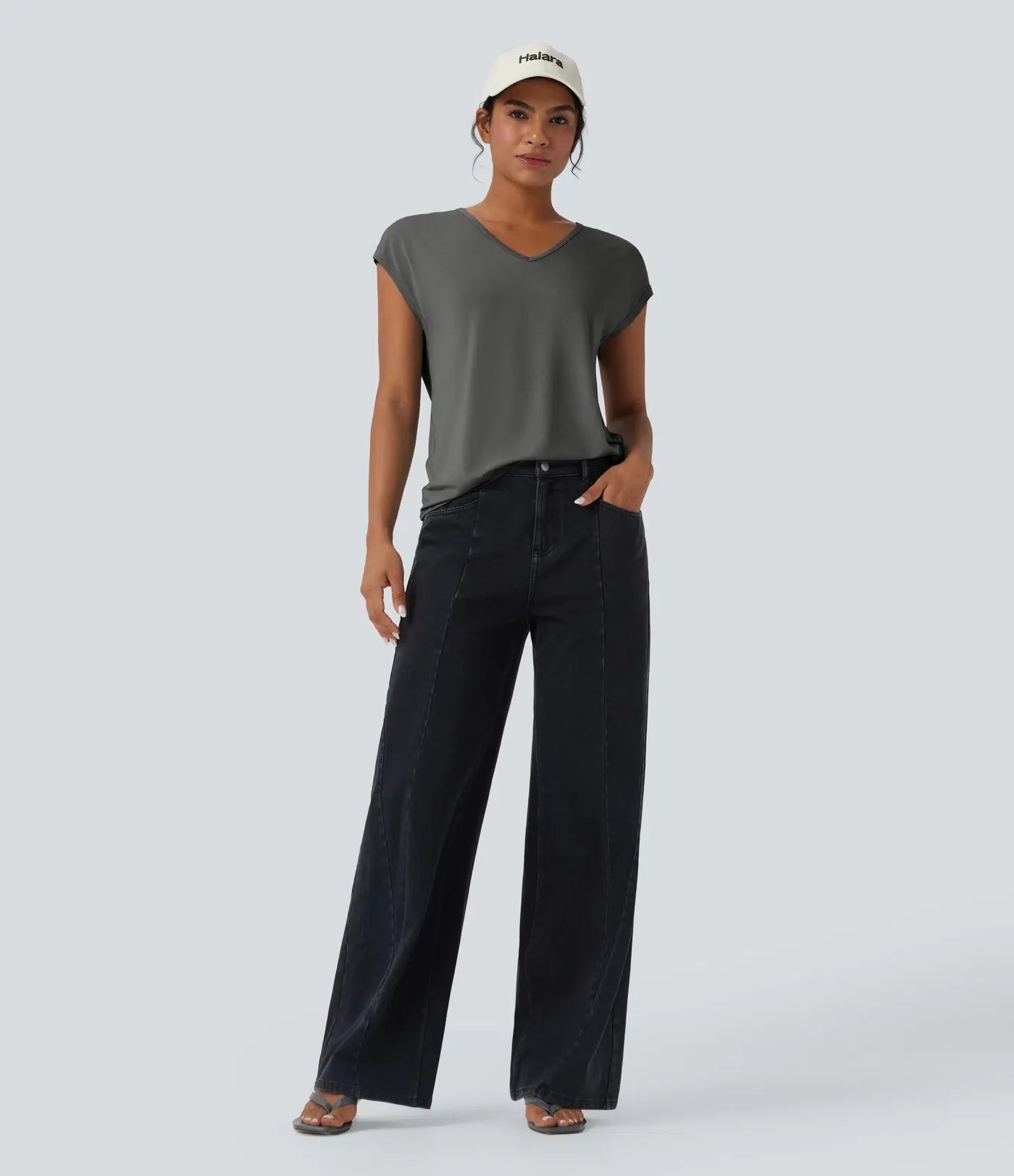 Haurelle Flex™ – Essential V-Neck Shirt