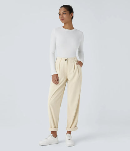 Haurelle Cord™ – Mid Rise Corduroy Pants