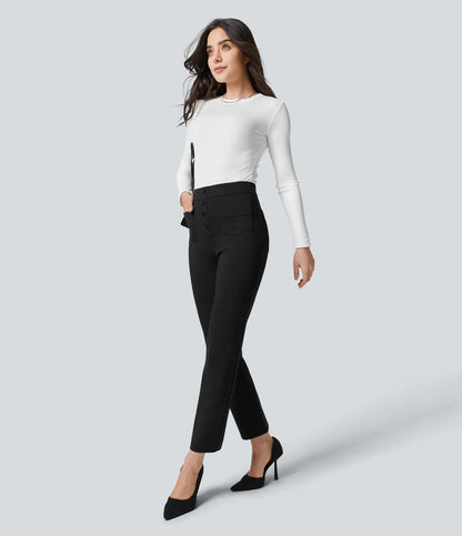 Haurelle Flex™ – High Waist Stretch Work Pants