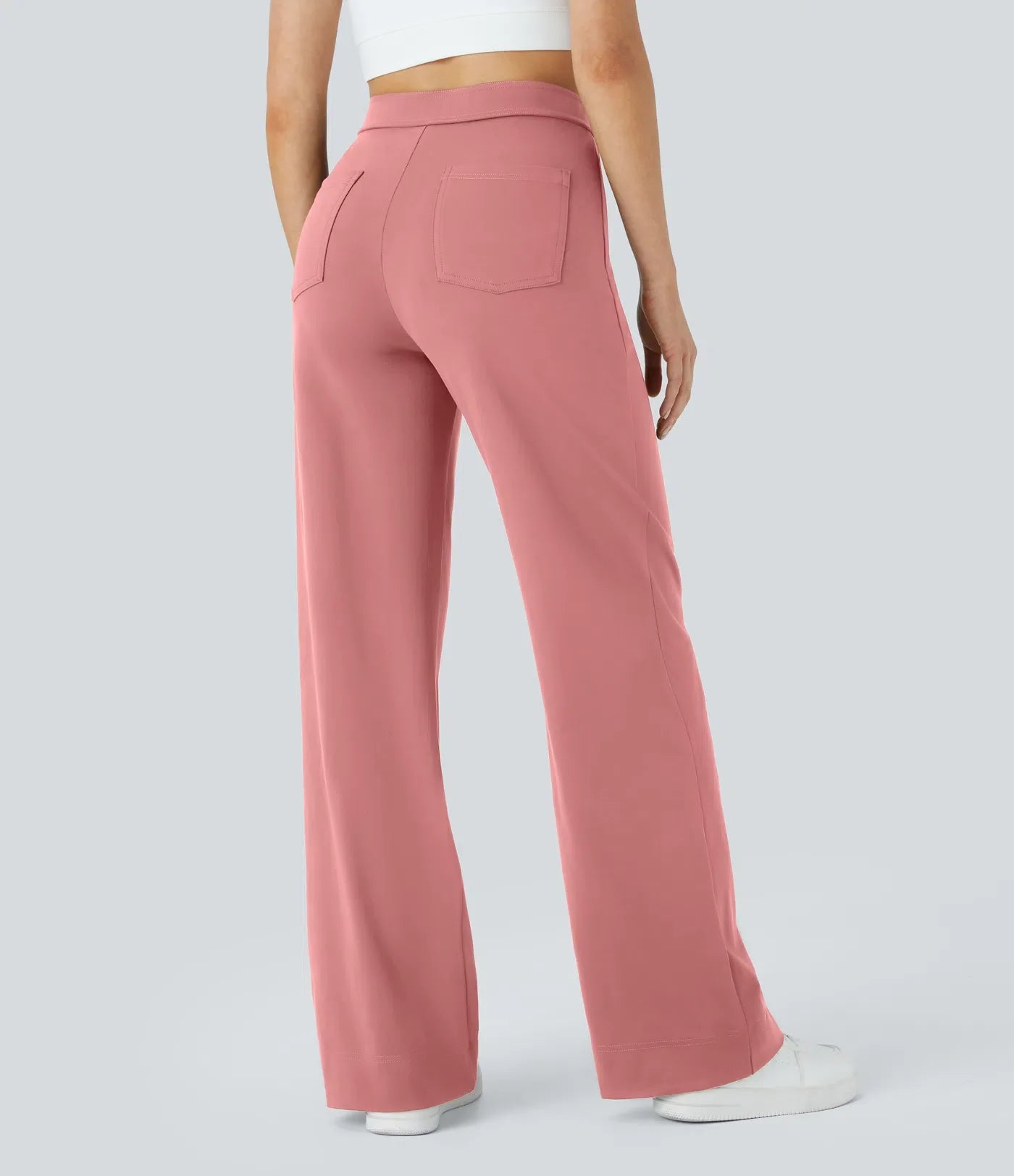 Haurelle Flex™ – High Waist Straight Leg Utility Pants