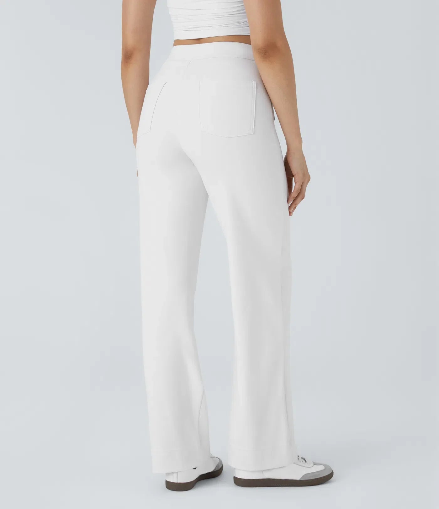 Haurelle Flex™ – High Waist Straight Leg Utility Pants
