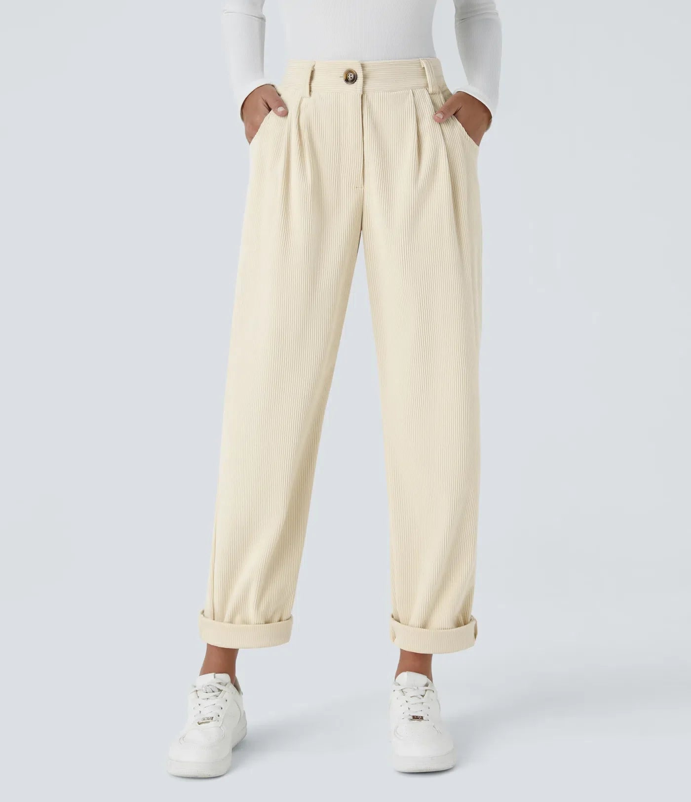 Haurelle Cord™ – Mid Rise Corduroy Pants