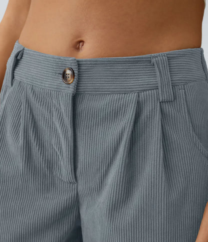 Haurelle Cord™ – Mid Rise Corduroy Pants