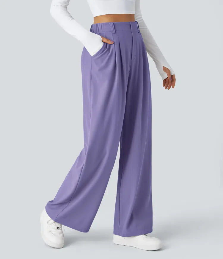 Haurelle Flex™ – Stretch High Waist Straight Leg Pants