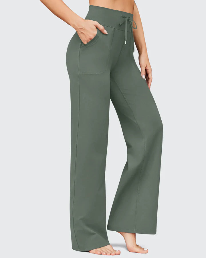 Haurelle EaseFlow™ – Wide Leg Lounge Pants