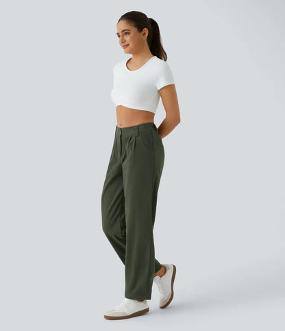 Haurelle Cord™ – Mid Rise Corduroy Pants