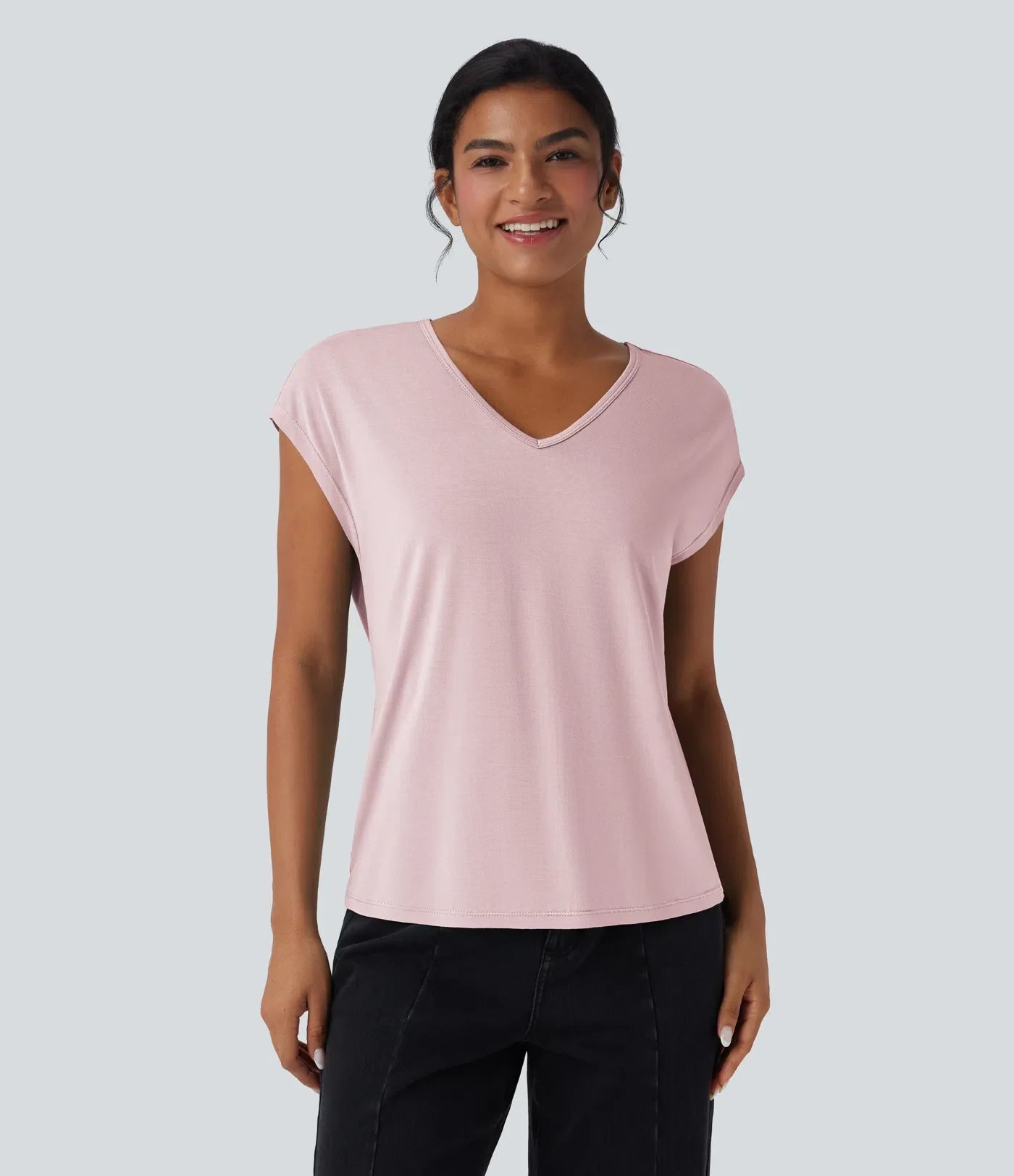 Haurelle Flex™ – Essential V-Neck Shirt