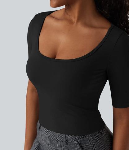 Haurelle Airy™ – Soft Touch V-Neck Shirt