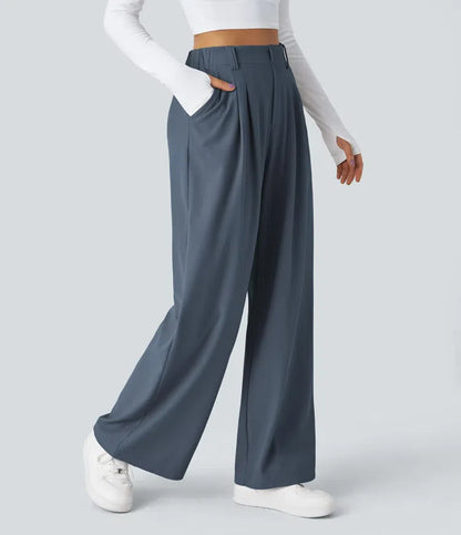 Haurelle Flex™ – Stretch High Waist Straight Leg Pants