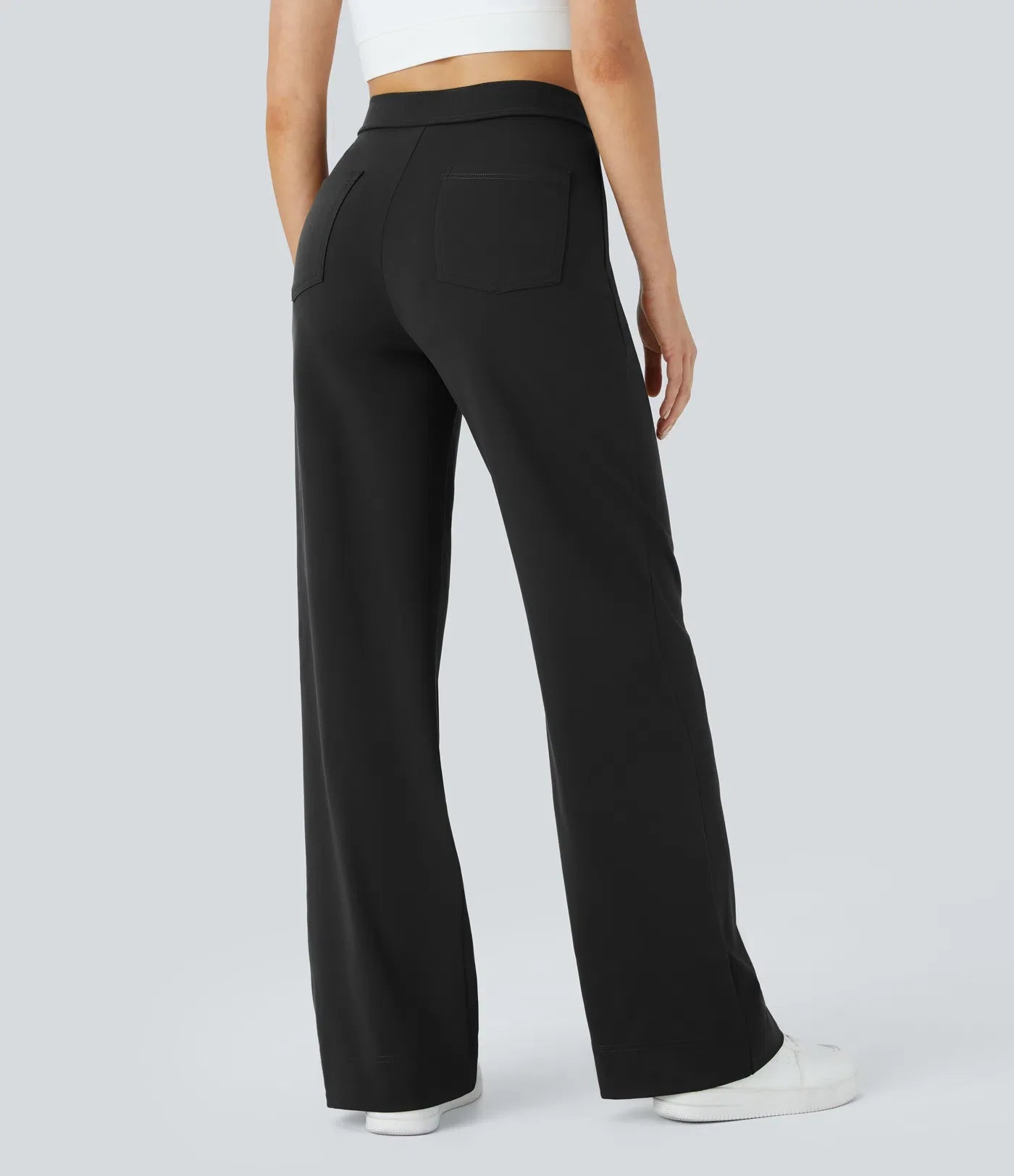 Haurelle Flex™ – High Waist Straight Leg Utility Pants