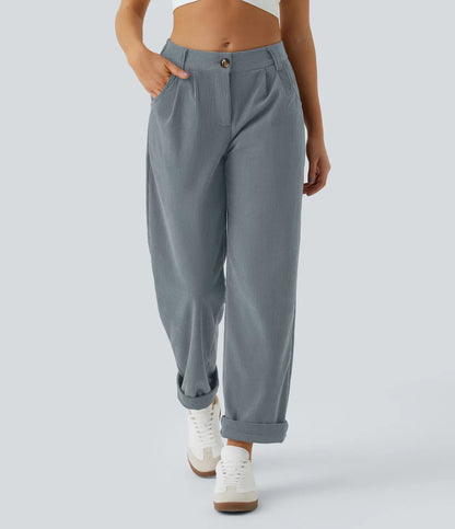 Haurelle Cord™ – Mid Rise Corduroy Pants