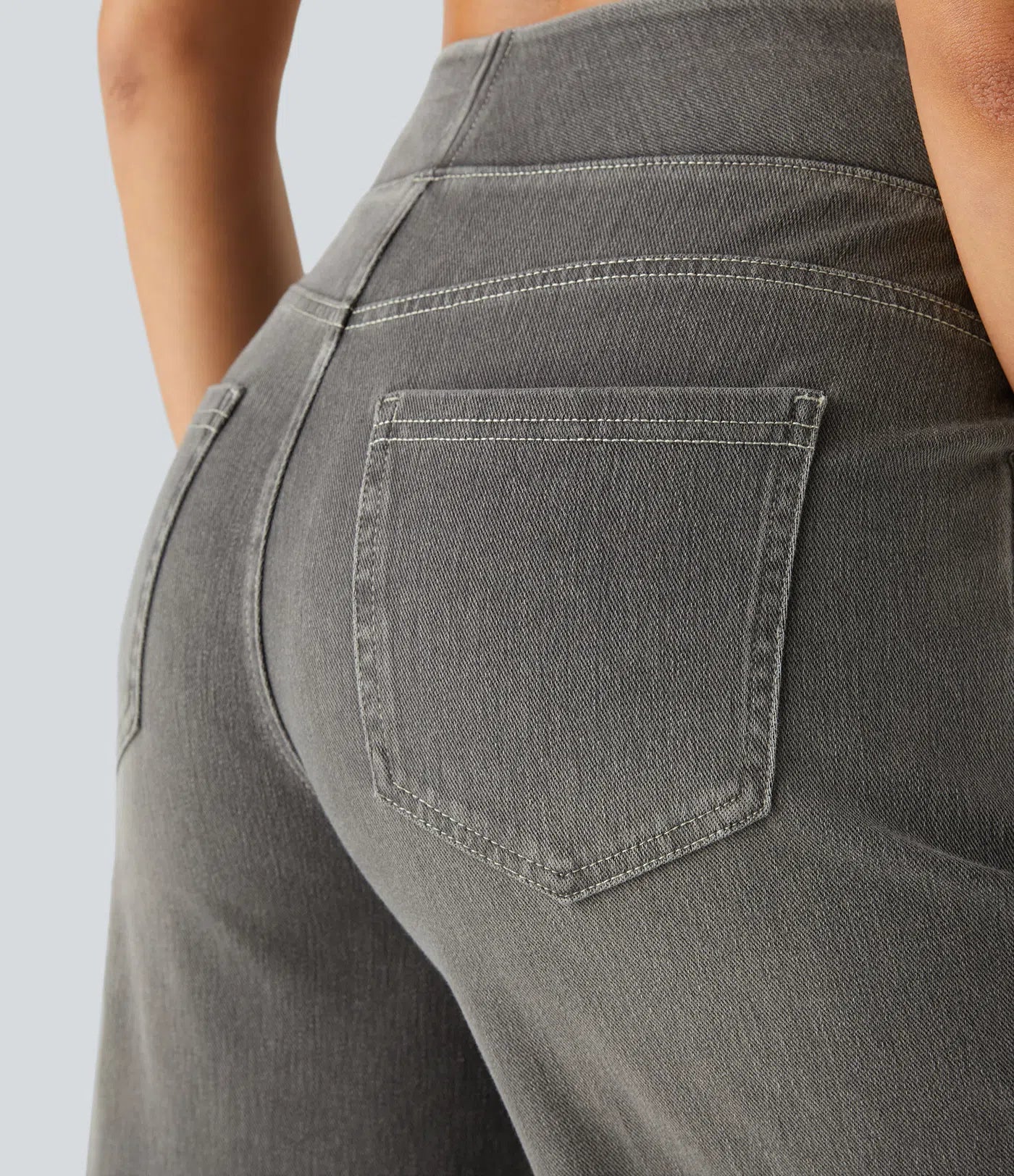 Haurelle Flex™ – High Waist Stretch Baggy Jeans