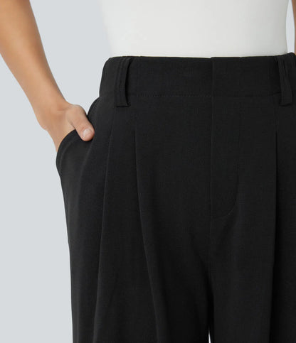 Haurelle Flex™ – Stretch High Waist Straight Leg Pants