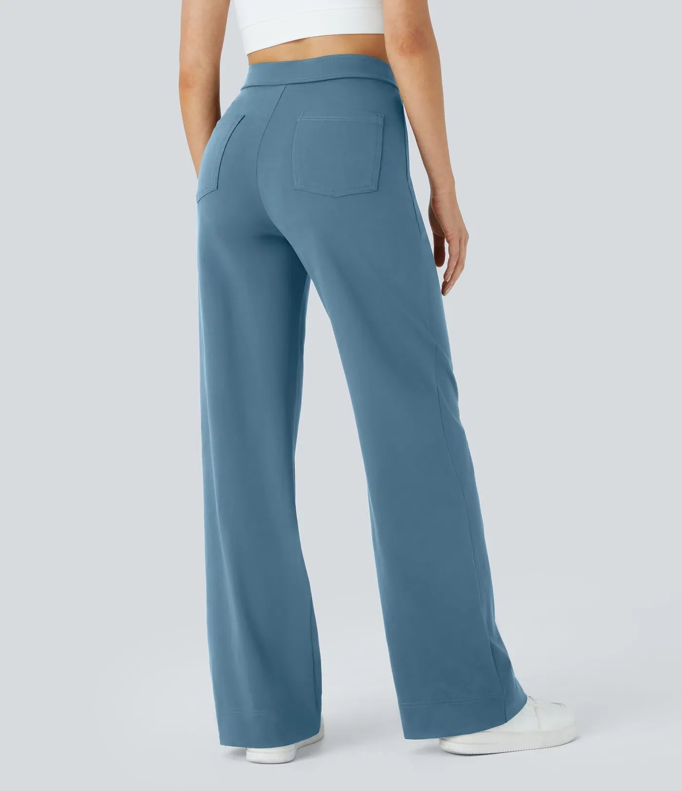 Haurelle Flex™ – High Waist Straight Leg Utility Pants
