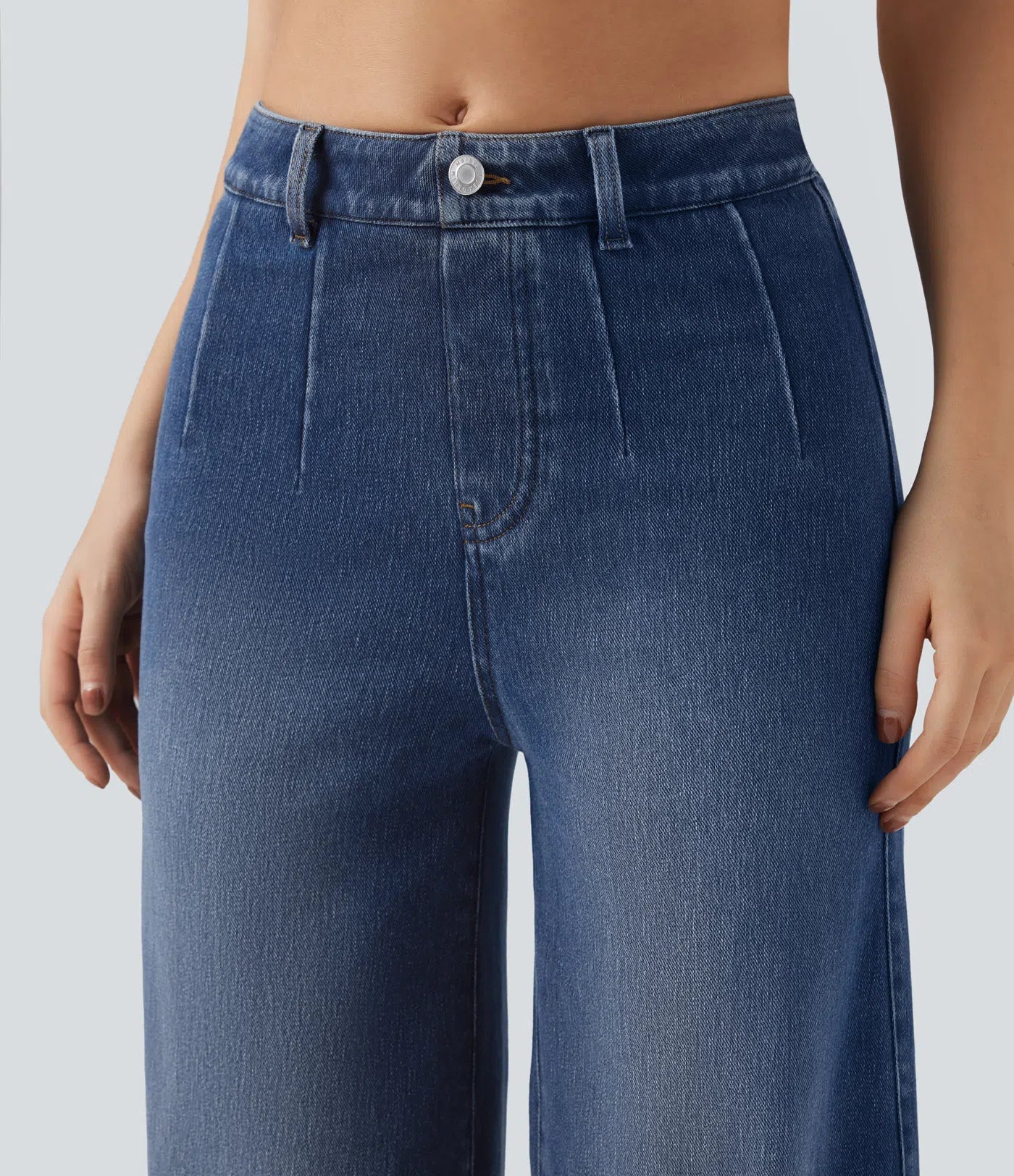 Haurelle Flex™ – Mid Rise Sculpt Wide Leg Jeans