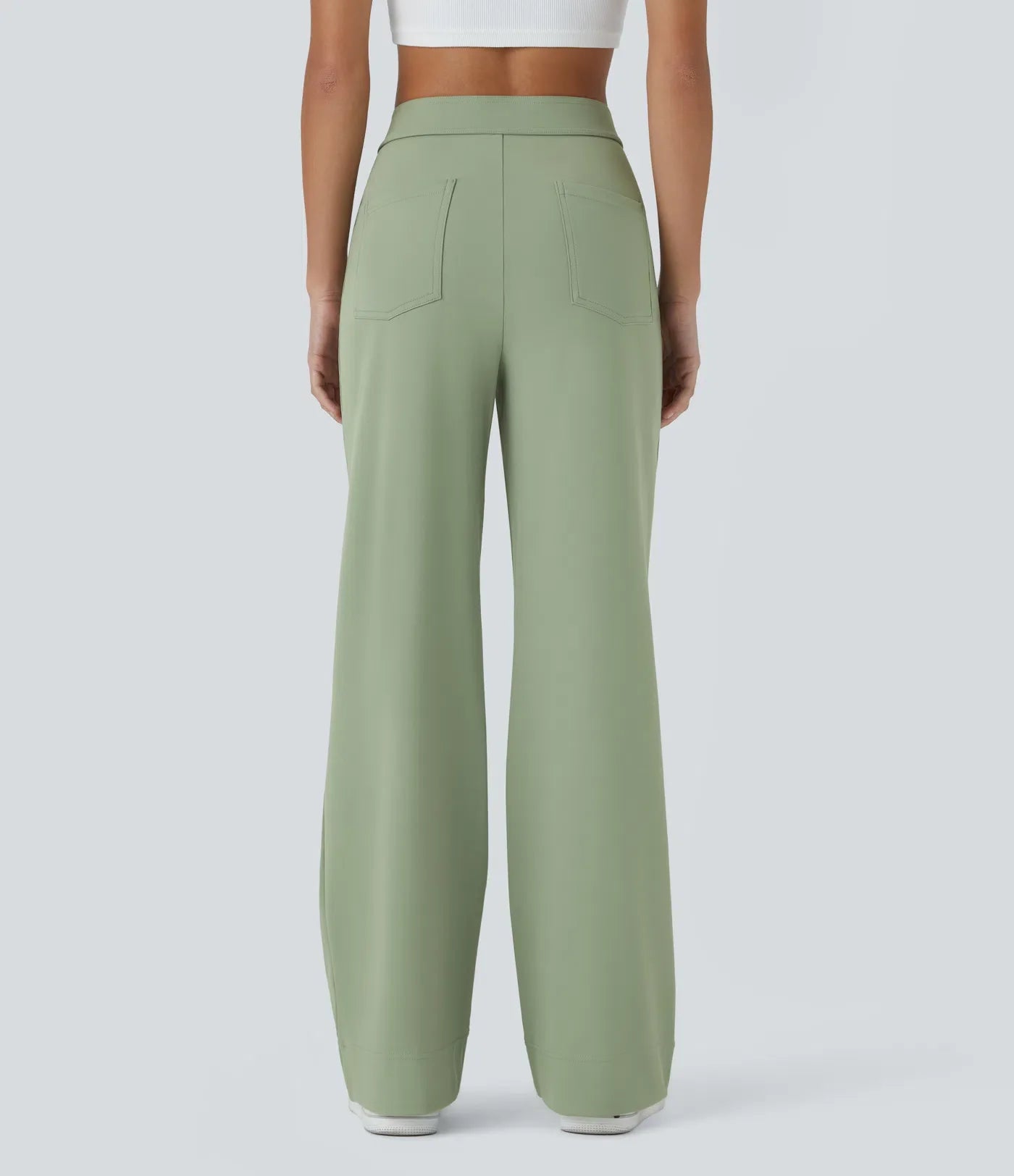 Haurelle Flex™ – High Waist Straight Leg Utility Pants