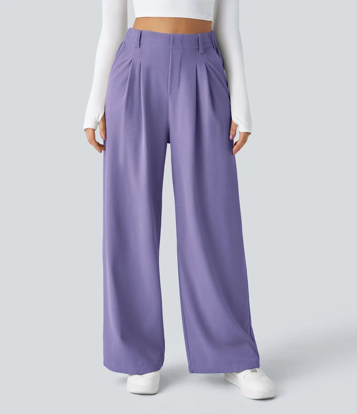 Haurelle Flex™ – Stretch High Waist Straight Leg Pants