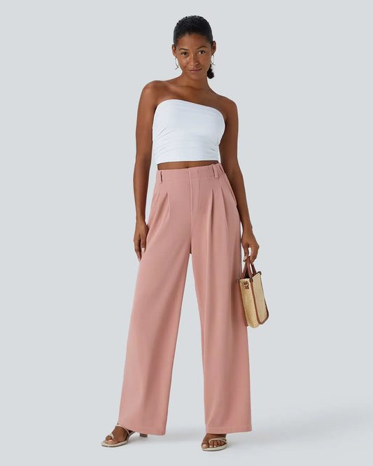 Haurelle Flex™ – Stretch High Waist Straight Leg Pants