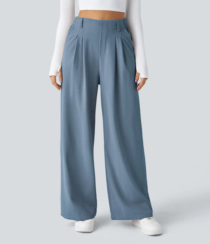 Haurelle Flex™ – Stretch High Waist Straight Leg Pants