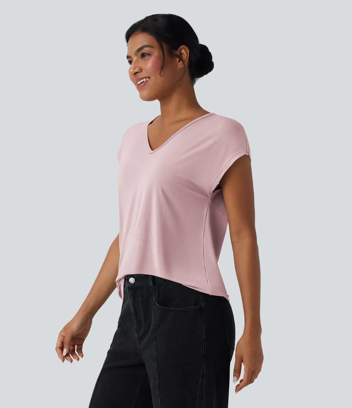 Haurelle Flex™ – Essential V-Neck Shirt