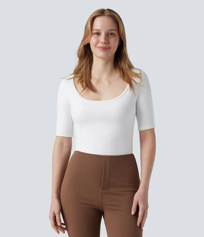 Haurelle Airy™ – Soft Touch V-Neck Shirt