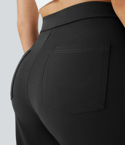 Haurelle Flex™ – High Waist Straight Leg Utility Pants