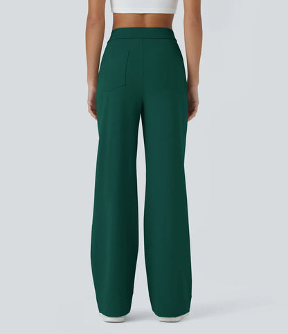 Haurelle Flex™ – High Waist Straight Leg Utility Pants