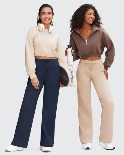 Haurelle EaseFlow™ – Wide Leg Lounge Pants