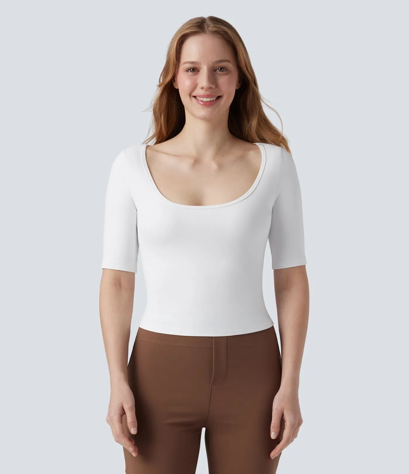 Haurelle Airy™ – Soft Touch V-Neck Shirt