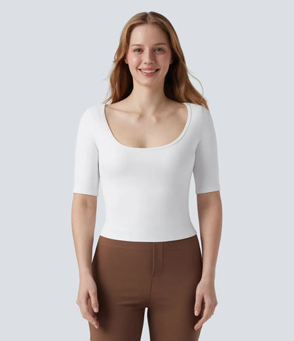 Haurelle Airy™ – Soft Touch V-Neck Shirt