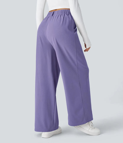 Haurelle Flex™ – Stretch High Waist Straight Leg Pants