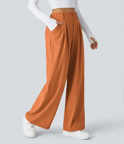 Haurelle Flex™ – Stretch High Waist Straight Leg Pants