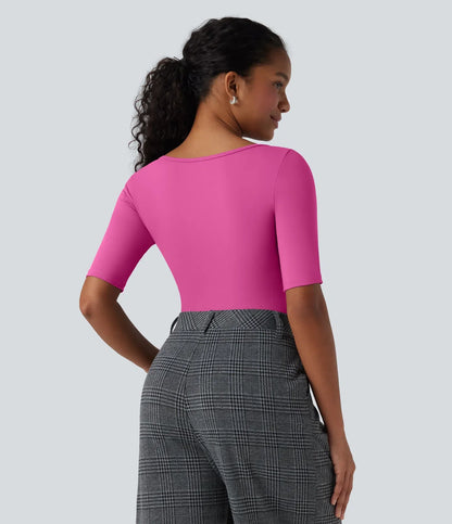 Haurelle Airy™ – Soft Touch V-Neck Shirt