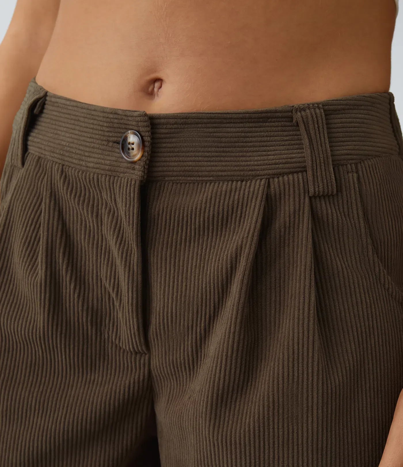 Haurelle Cord™ – Mid Rise Corduroy Pants
