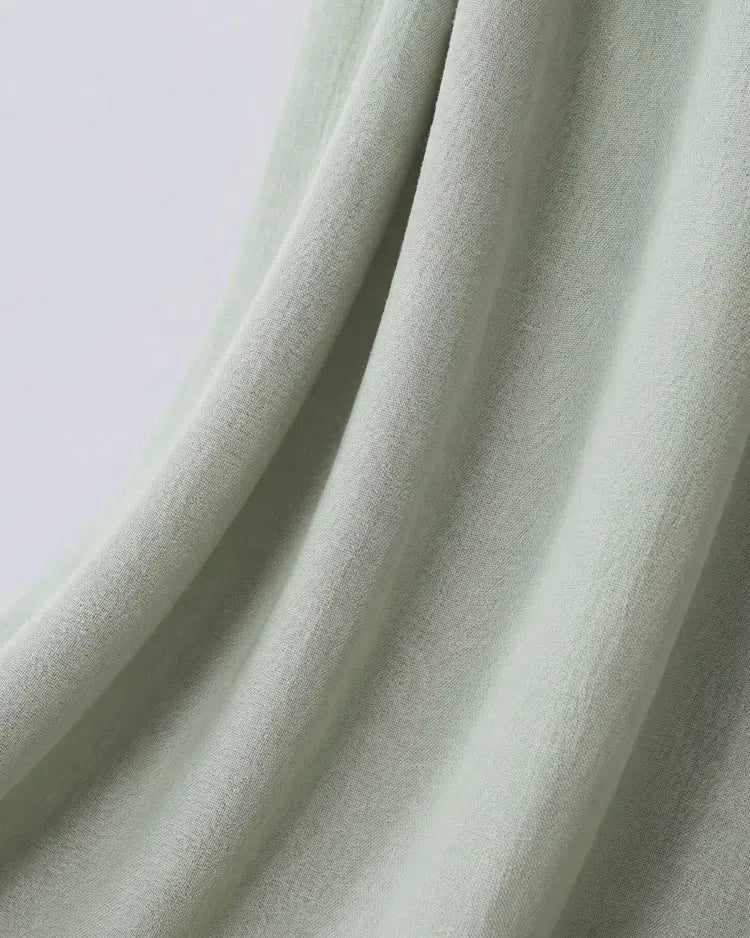 Haurelle Flex™ – High Waist Linen Look Wide Leg Pants