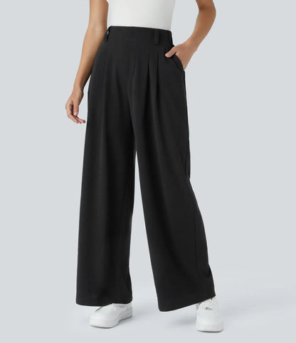 Haurelle Flex™ – Stretch High Waist Straight Leg Pants
