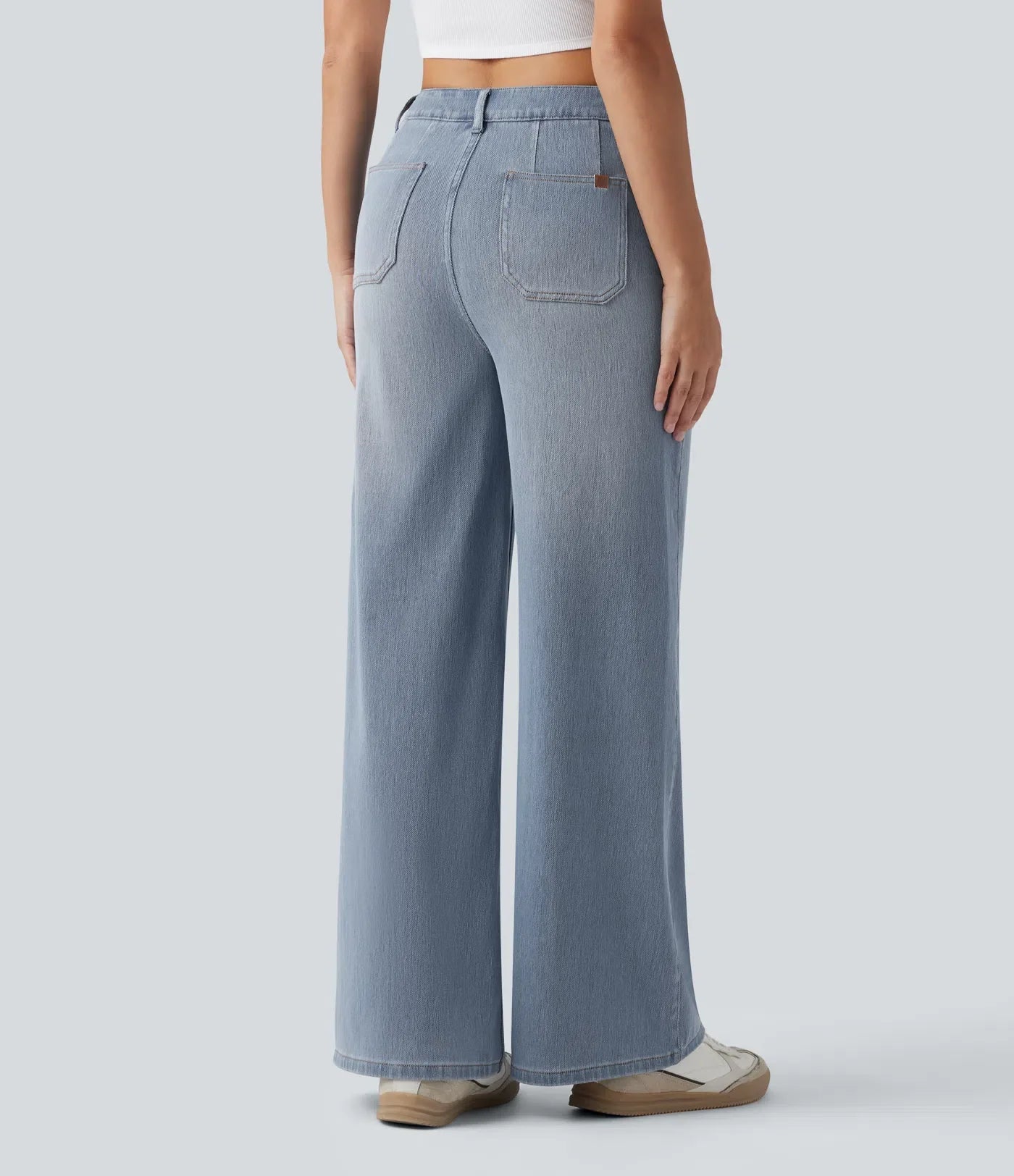 Haurelle Flex™ – Mid Rise Sculpt Wide Leg Jeans
