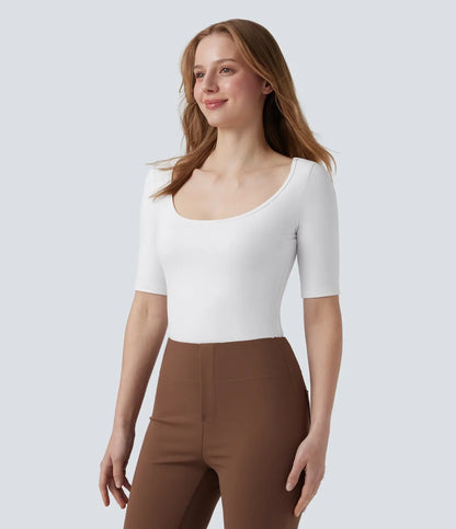 Haurelle Airy™ – Soft Touch V-Neck Shirt