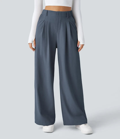 Haurelle Flex™ – Stretch High Waist Straight Leg Pants