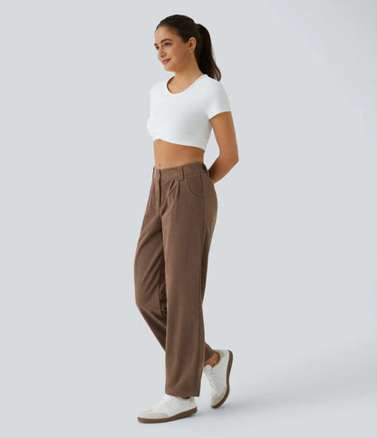 Haurelle Cord™ – Mid Rise Corduroy Pants