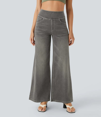 Haurelle Flex™ – High Waist Stretch Baggy Jeans