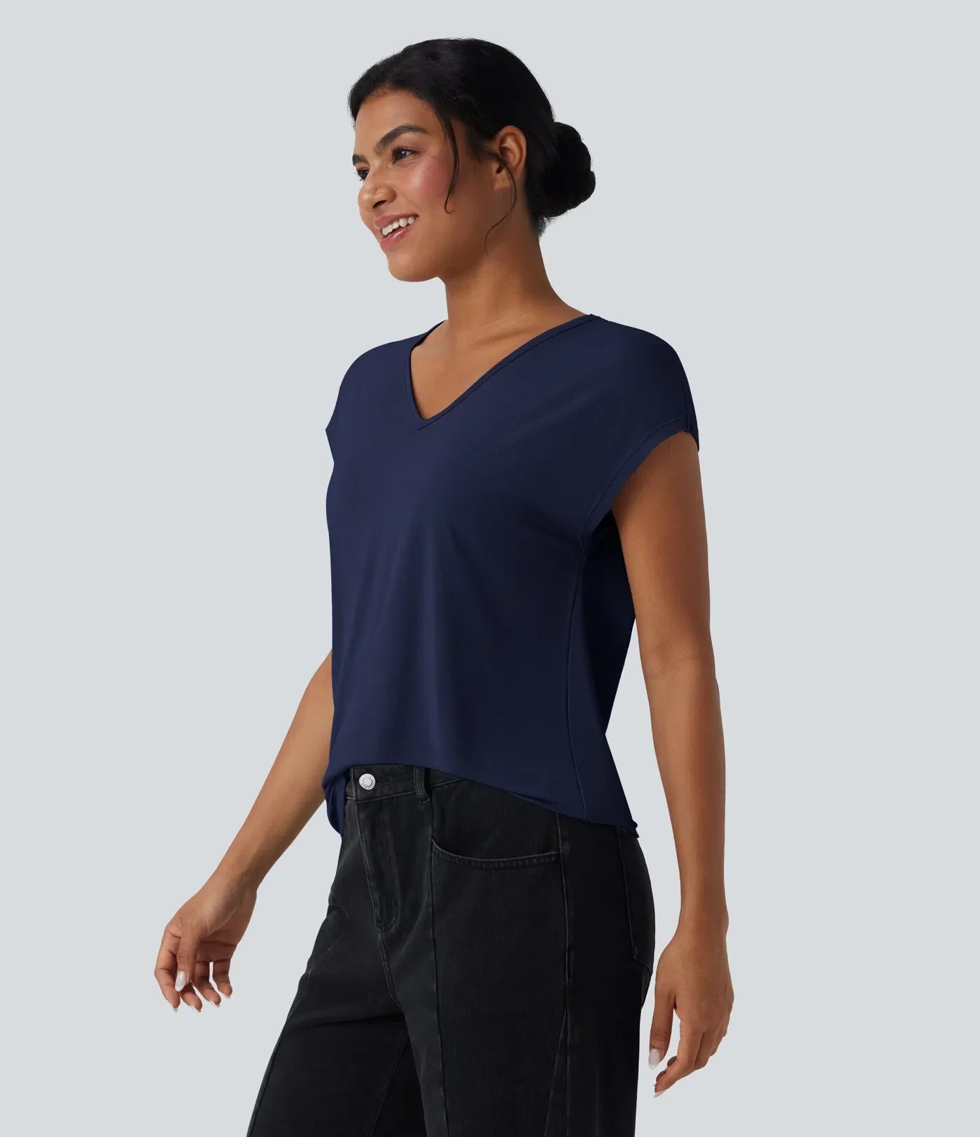 Haurelle Flex™ – Essential V-Neck Shirt